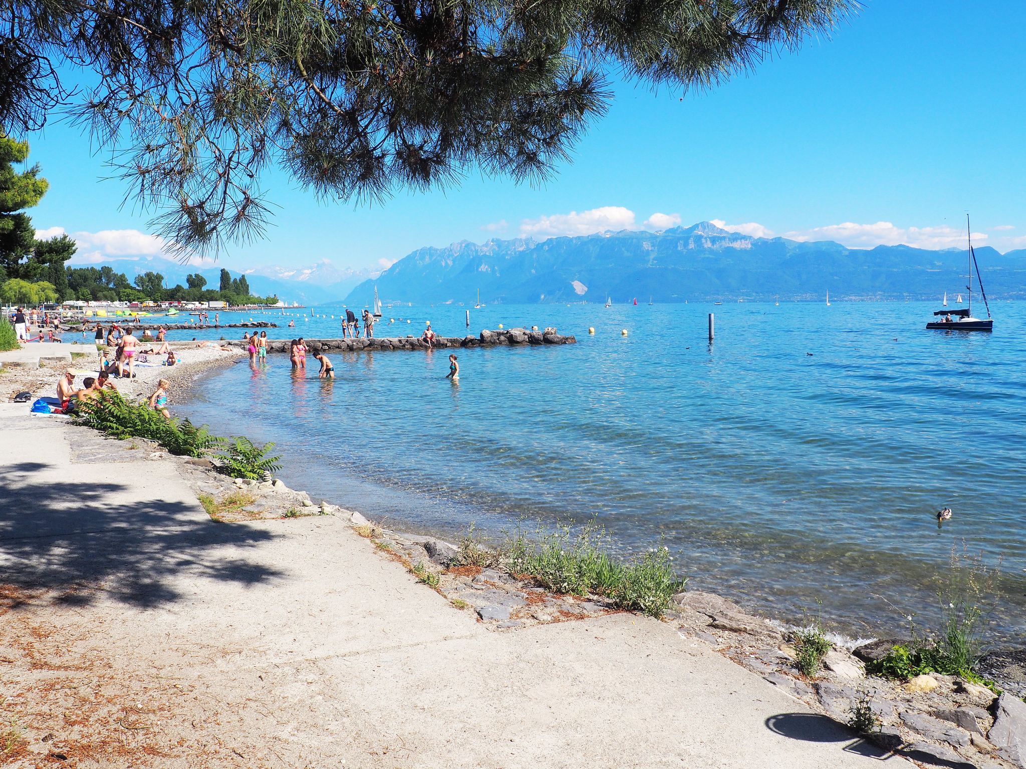 Lake Geneva, Lausanne