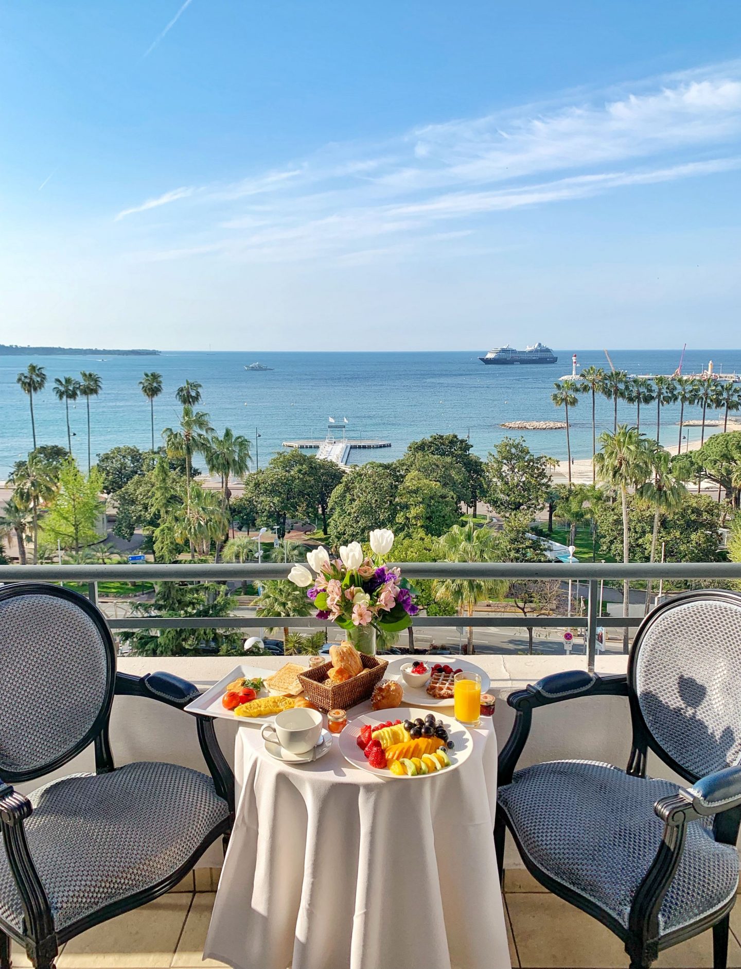 Le Majestic Cannes Breakfast