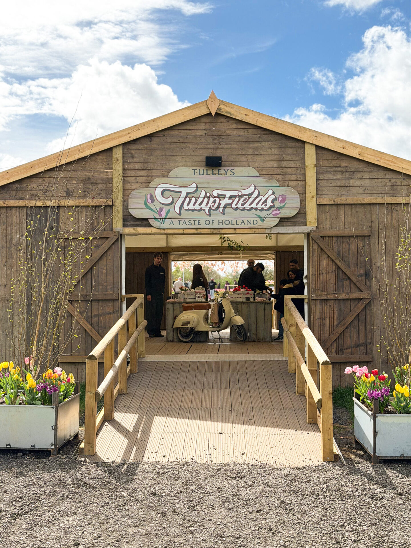 Tulley's Tulip Fields Entrance